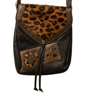 Brighton Fashionista Collection “Chic” Calf Hair Leather Crossbody Handbag